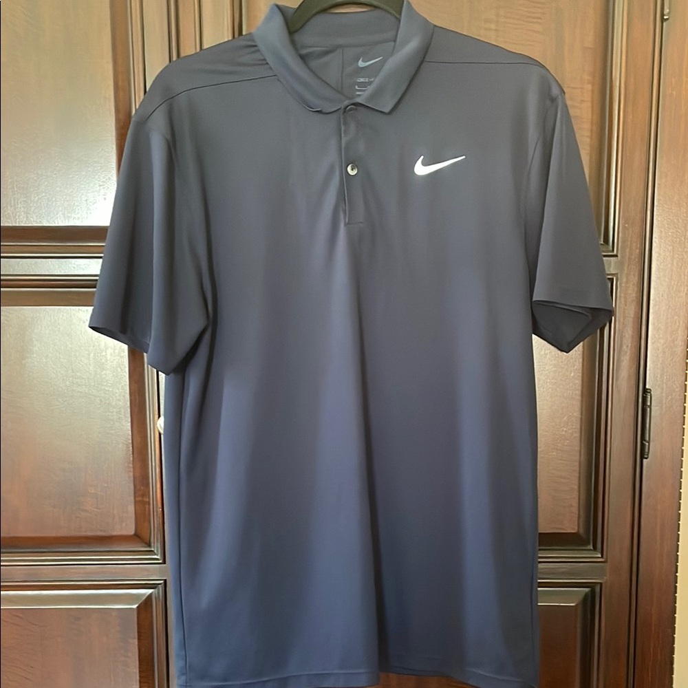 Nike Blue Polo Shirt Performance Athletic